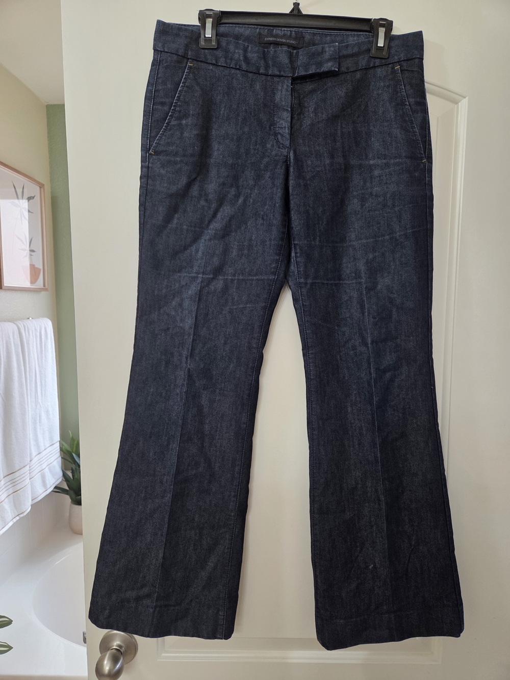 Express Design Studio Navy Stretch Jeans